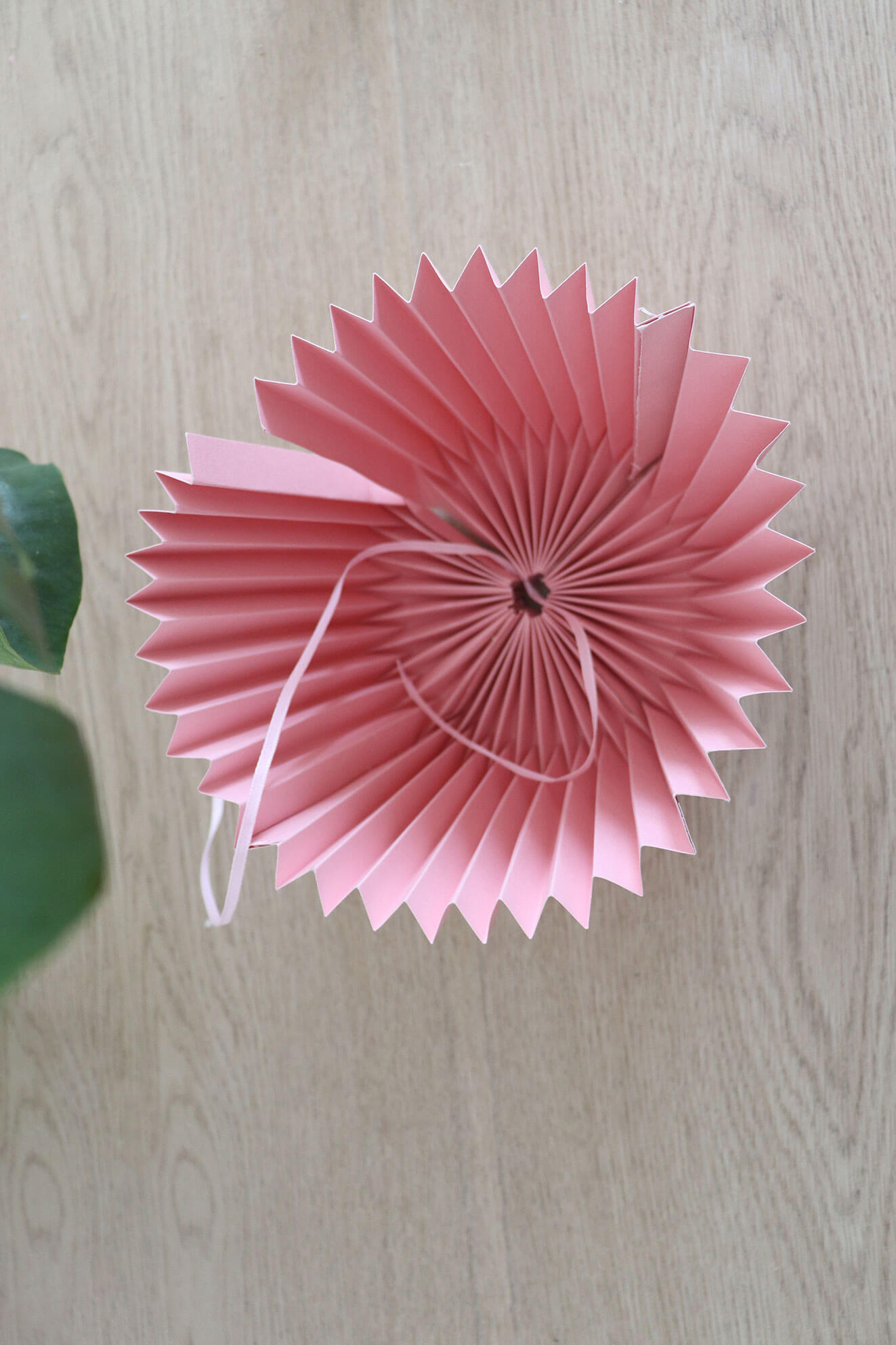 Lampe papier pliage